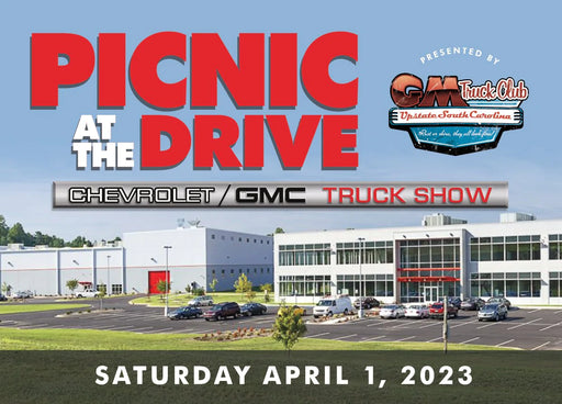 Picnic At the Drive Registration - 2023 Upstate SC GM Truck Club Picnic