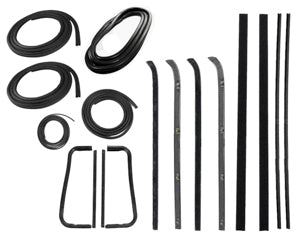Precision Complete Weatherstrip Kit - 60-63 - W/O Trim Groove