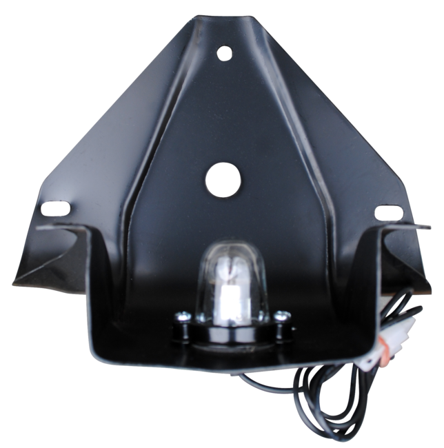 License Plate Bracket With Lamp & Wire - 60-66 C-10 - Part#0848-751